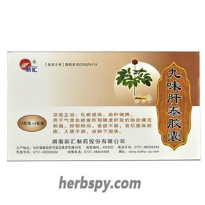 Jiuwei Gantai Capsule for chronic hepatitis B and HBV carriers